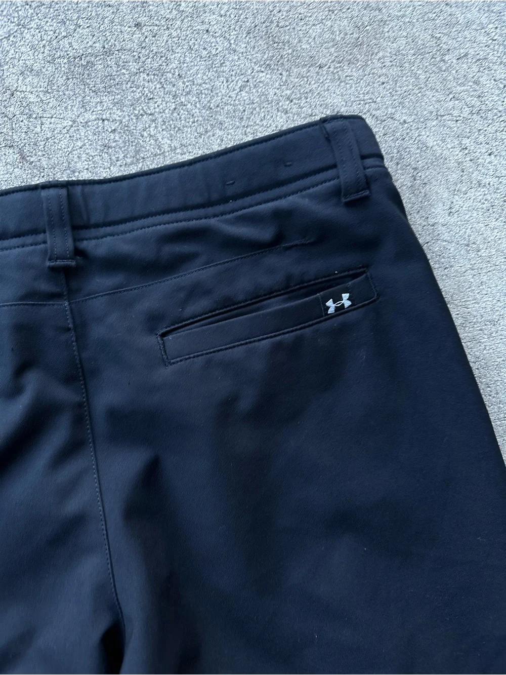 Under Armour Black Straight Leg Golf Pants